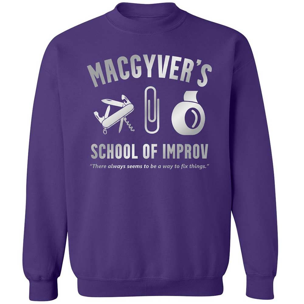 Classic Unisex Sweatshirt - 1WMKJDHV - Purple - 11