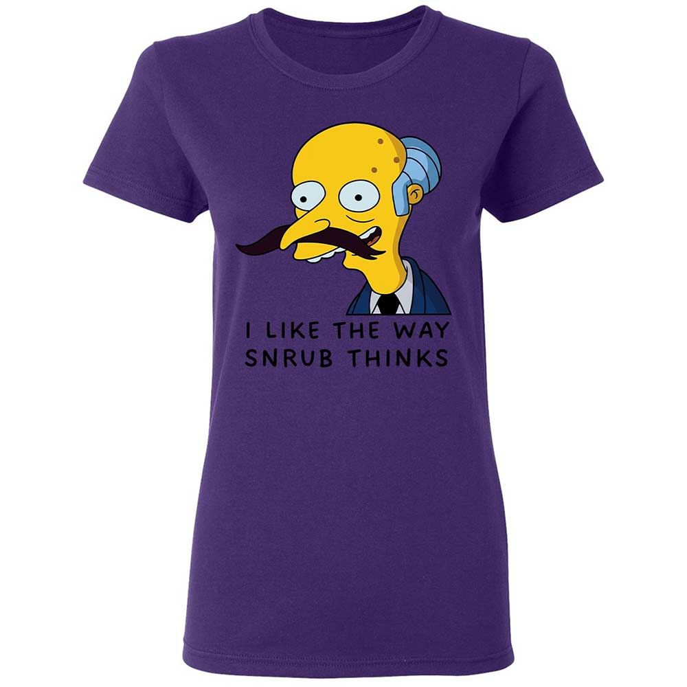 I Like the Way Snrub Thinks - Purple - 11