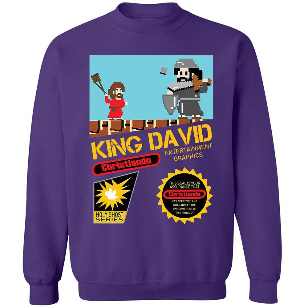 David Vs Goliath Cool Christian - Purple - 11