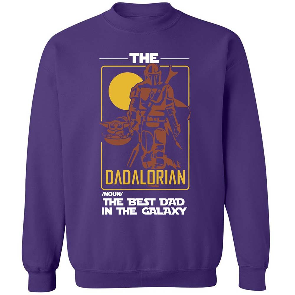 The Dadalorian The Best Dad In The Galaxy - Purple - 11