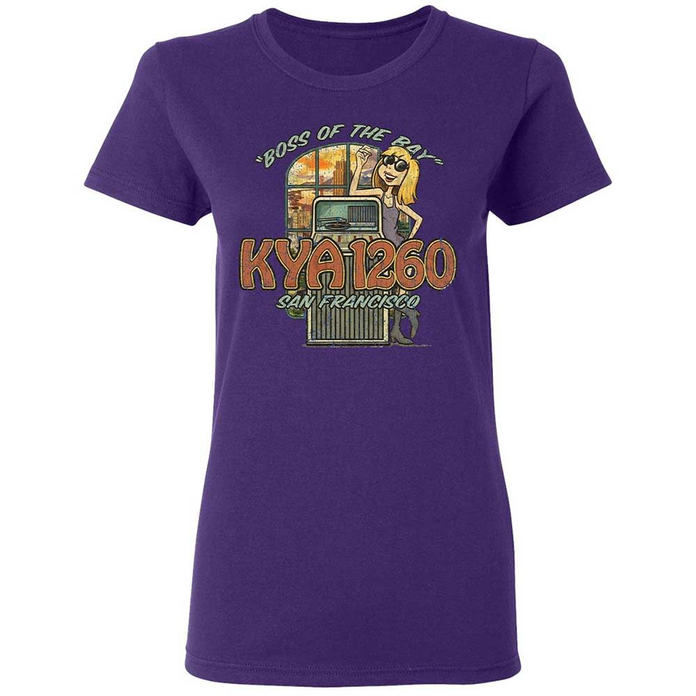 Women's T-Shirt - SK254Q4L - Purple - 11
