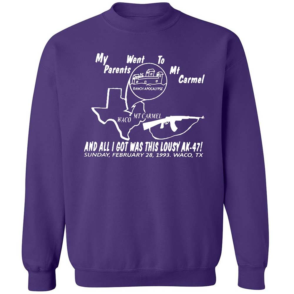 Classic Unisex Sweatshirt - 3QH8FA7H - Purple - 11