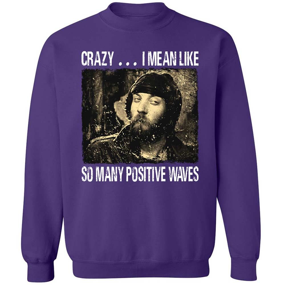 Many positive waves - Purple - 11