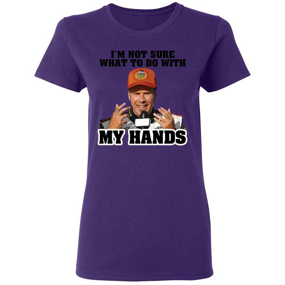 I'm Not Sure What To Do With My Hands - Purple - 11