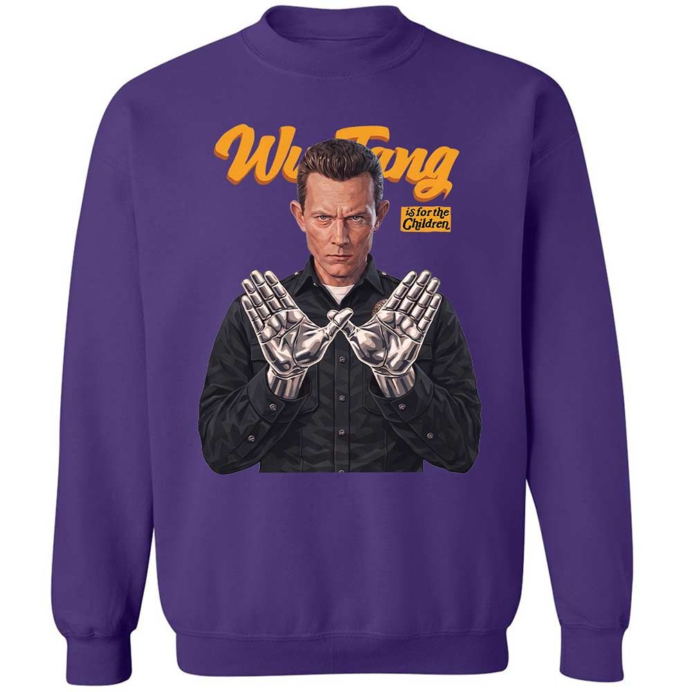 Classic Unisex Sweatshirt - Black - Purple - 11