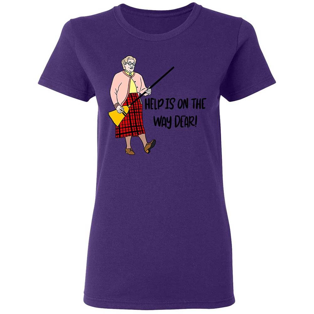 Help is on the way dear - Purple - 11