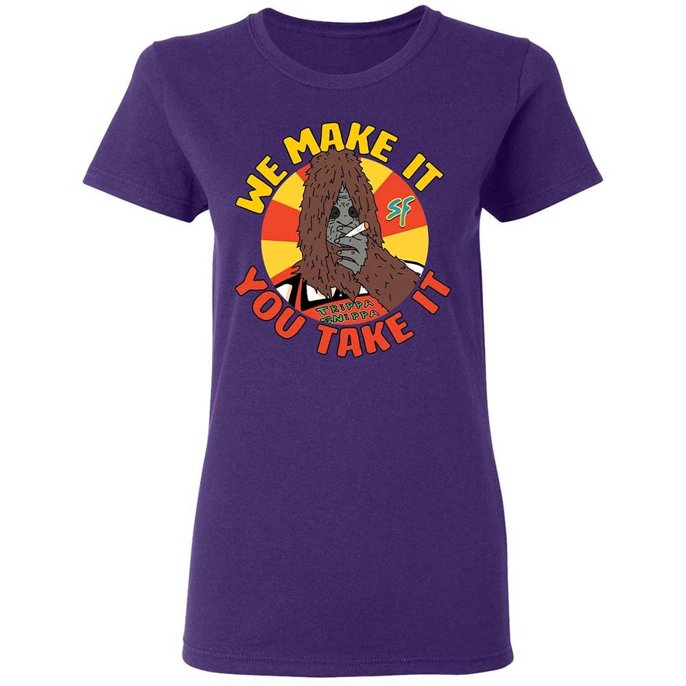 Women's T-Shirt - KAZ48E6V - Purple - 11