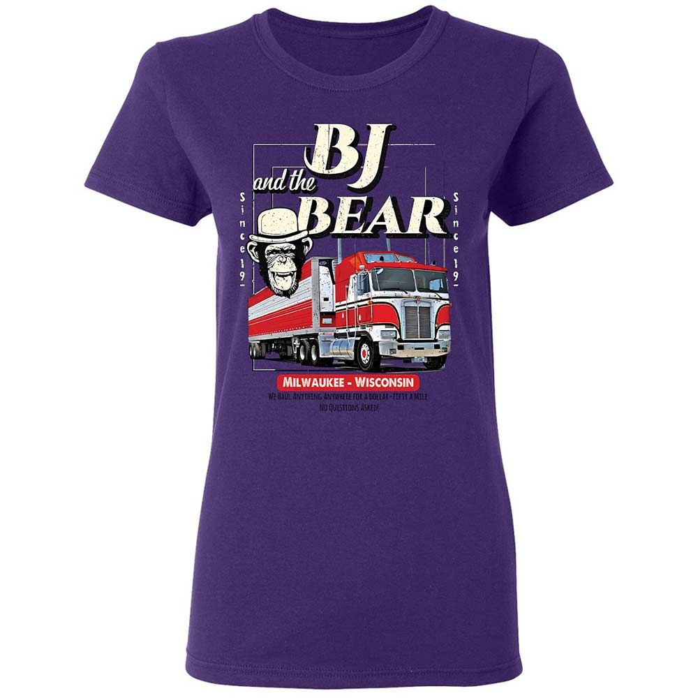 Women's T-Shirt - 4R66MCHJ - Purple - 11