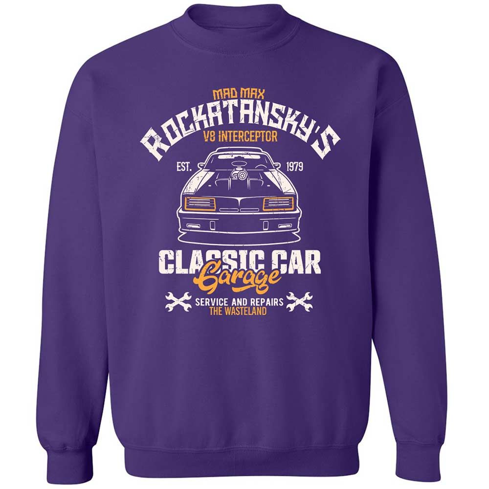 Classic Unisex Sweatshirt - LRQ6Q44V - Purple - 11