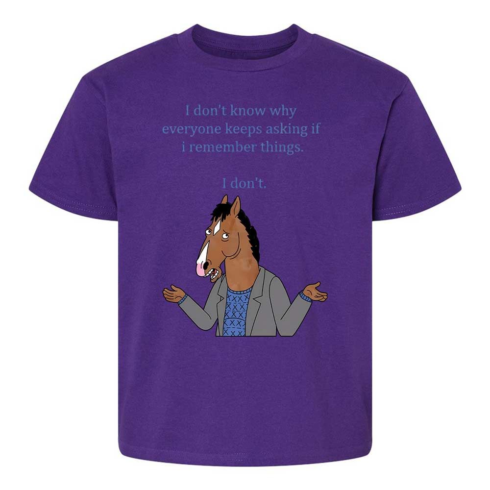Kids T-Shirt - SKNK7T6Z - Purple - 11