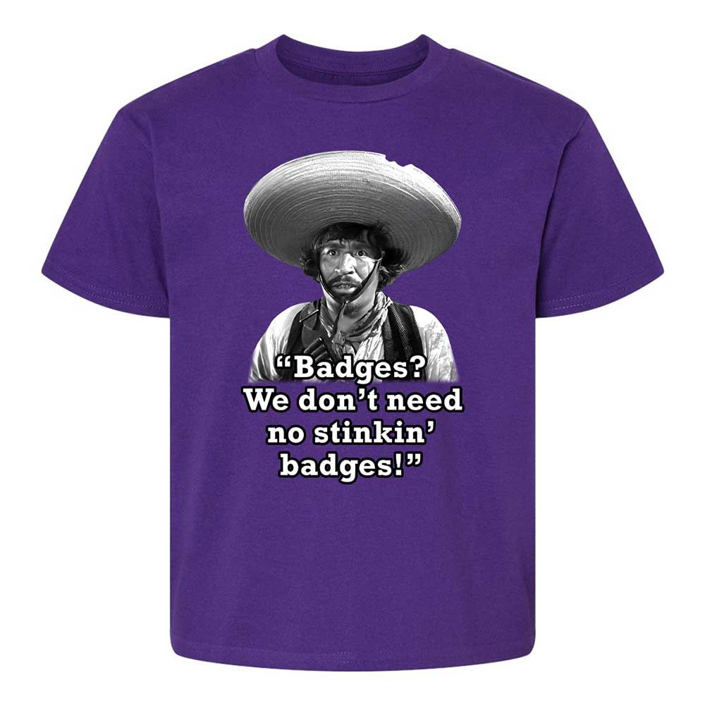 We don't need no stinkin' badges - Purple - 11
