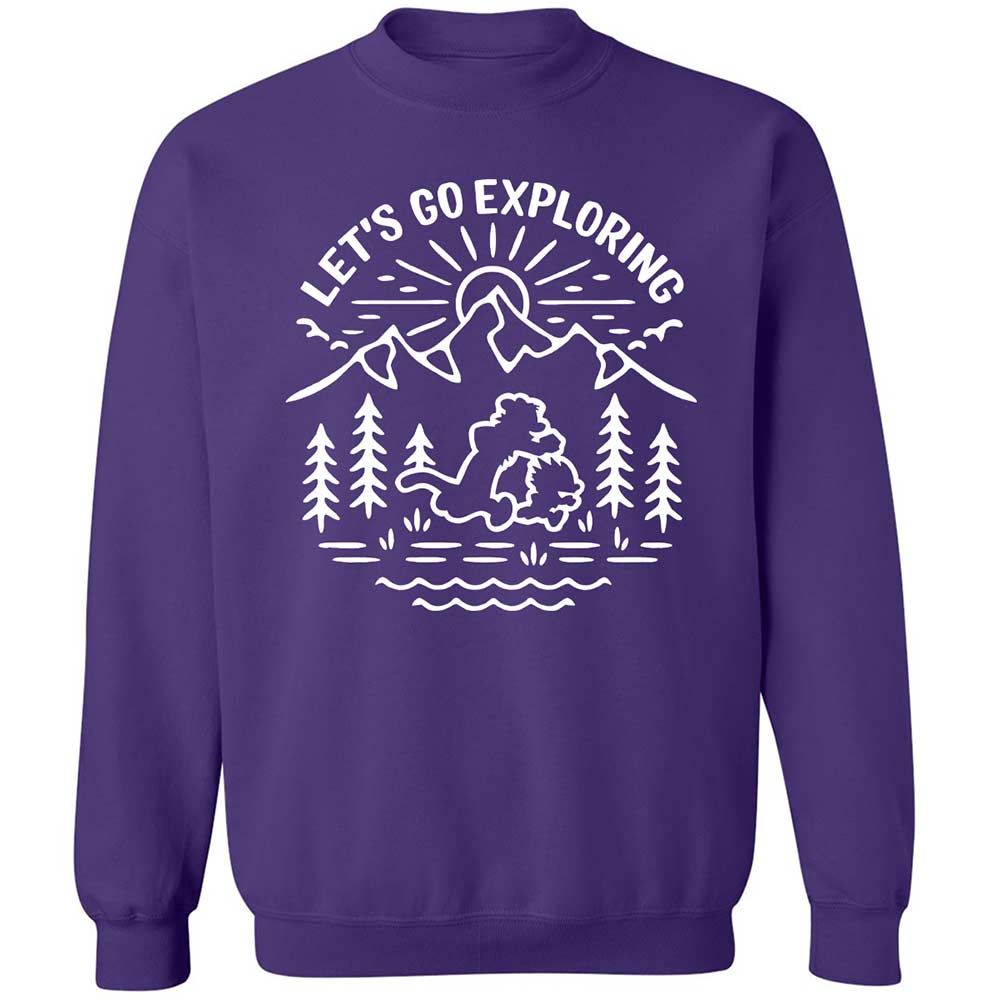 Classic Unisex Sweatshirt - TV47FCJG - Purple - 11