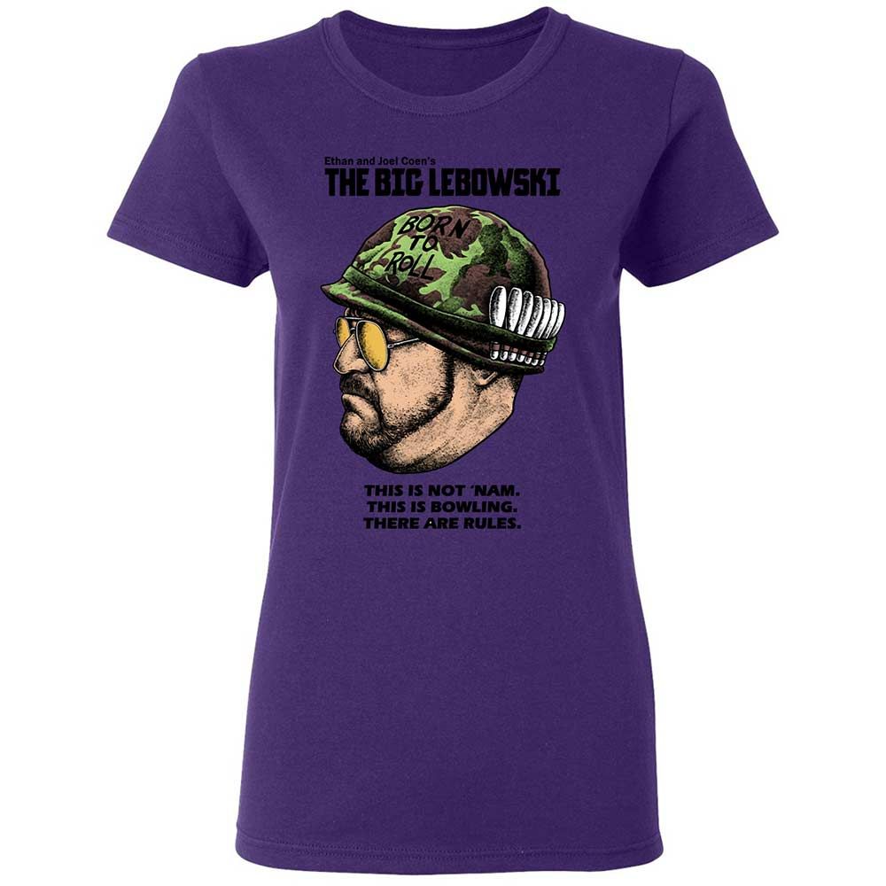 Women's T-Shirt - White - Purple - 11