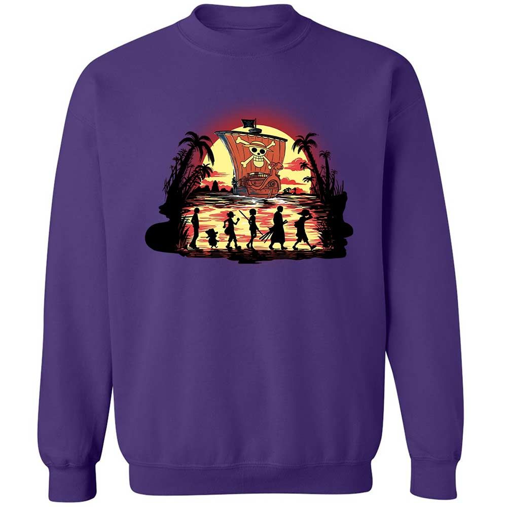 Classic Unisex Sweatshirt - YUN19S6V - Purple - 11