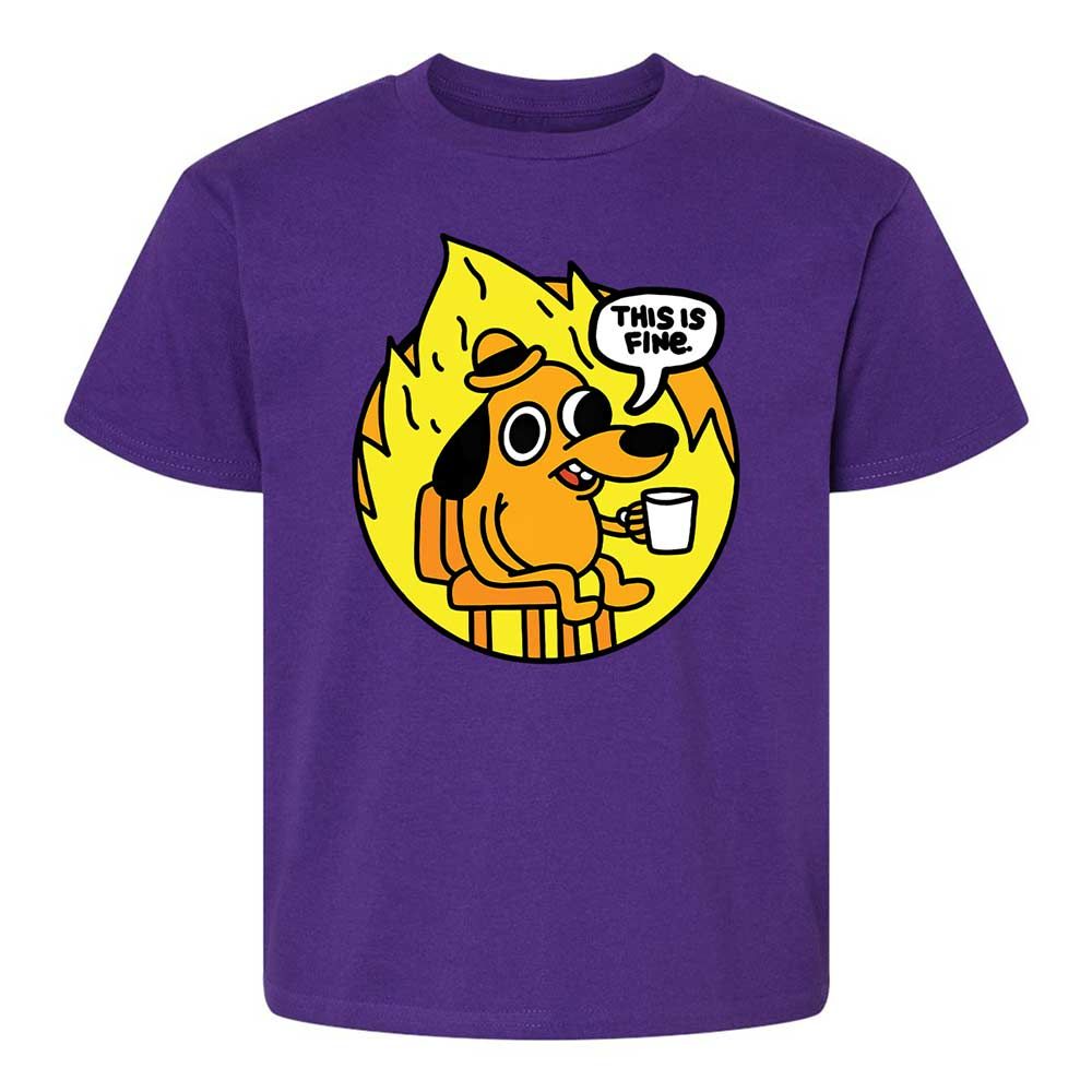 This is Fine - Purple - 11