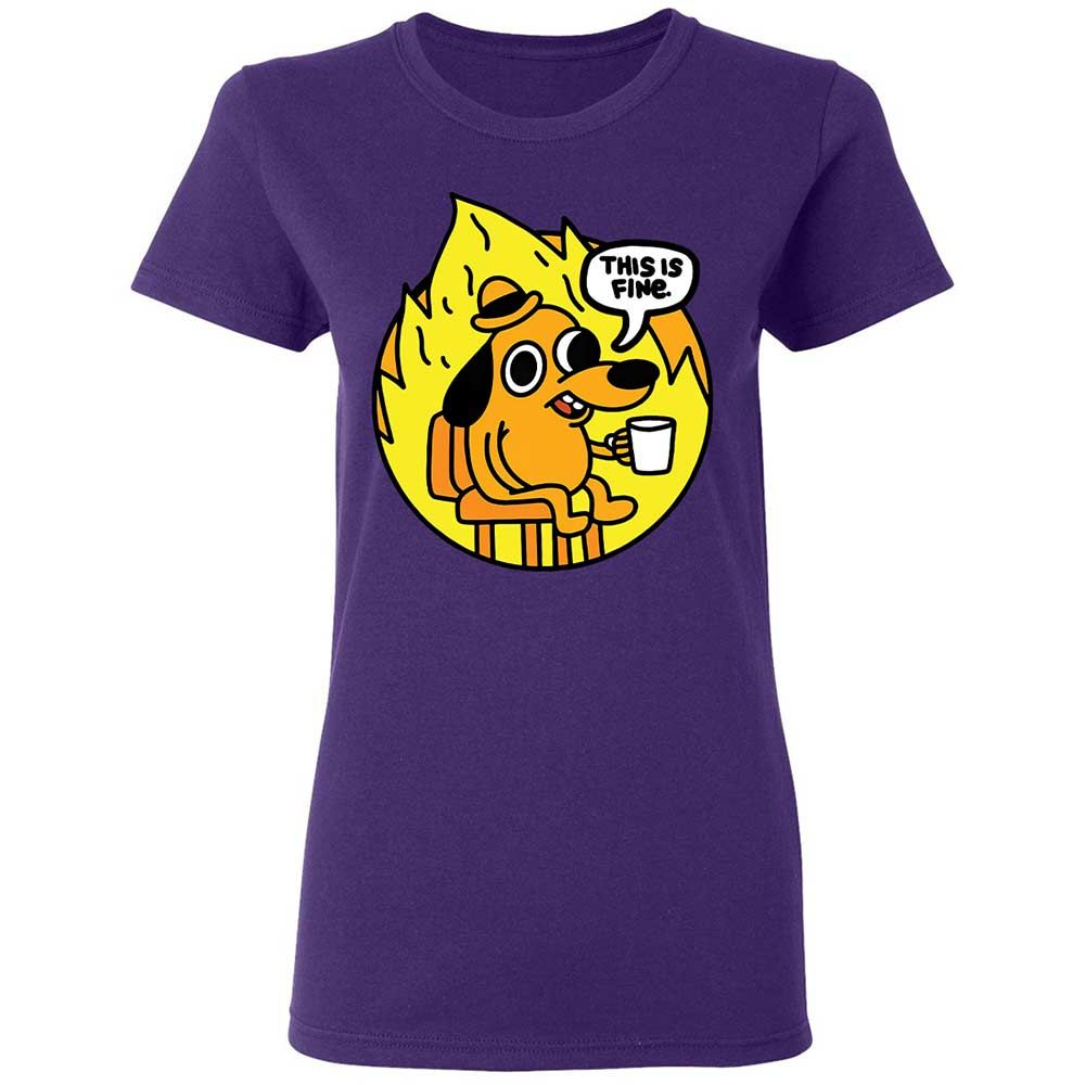 This is Fine - Purple - 11