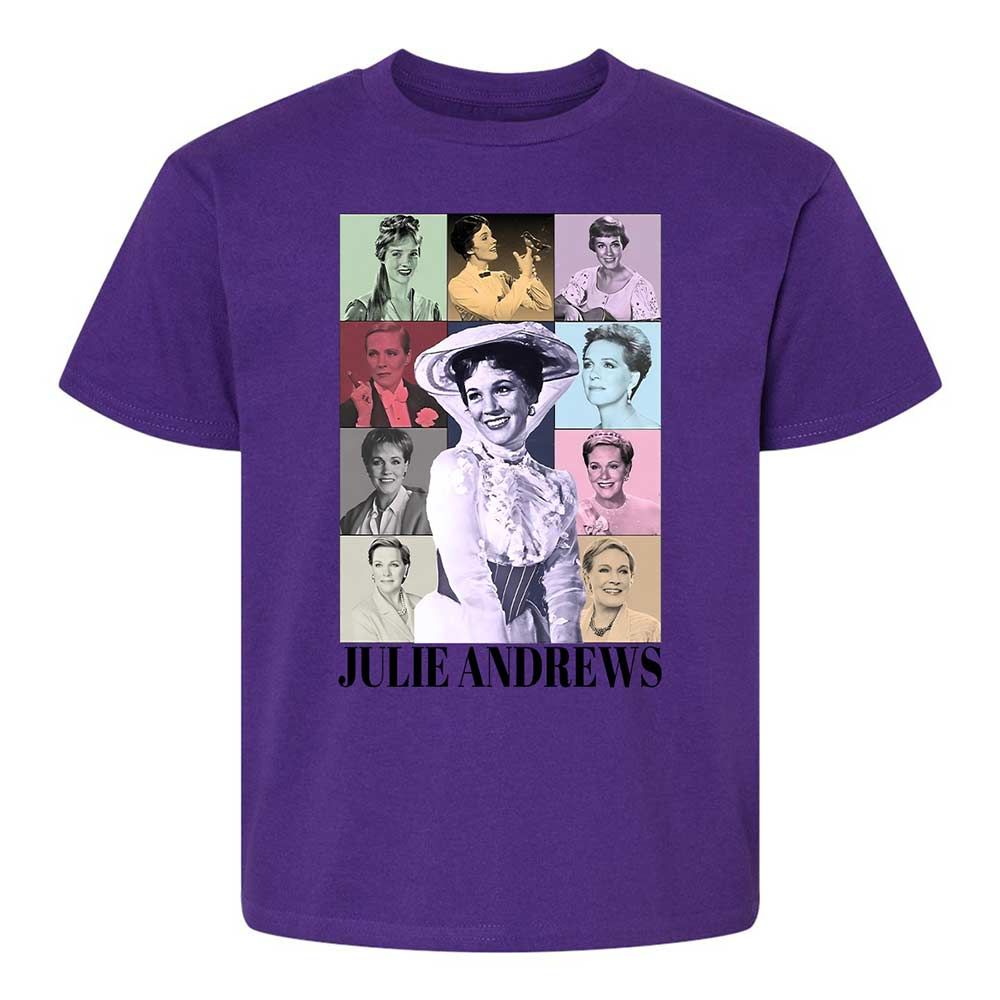 Kids T-Shirt - White - Purple - 11