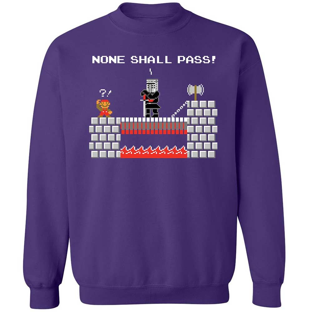 No Plumbers Shall Pass - Purple - 11