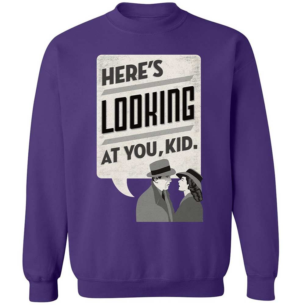 Here's Looking at You Kid - Purple - 11
