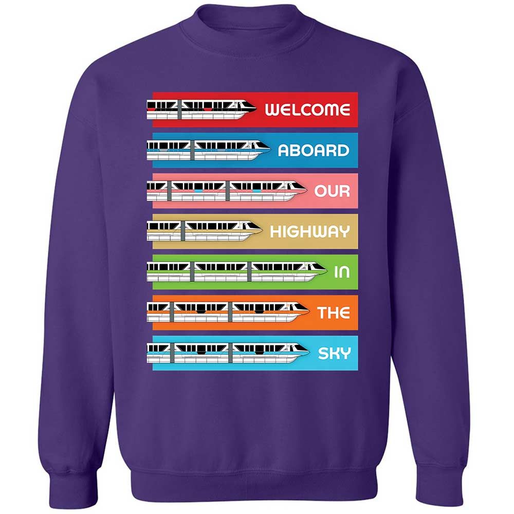 Classic Unisex Sweatshirt - Black - Purple - 11