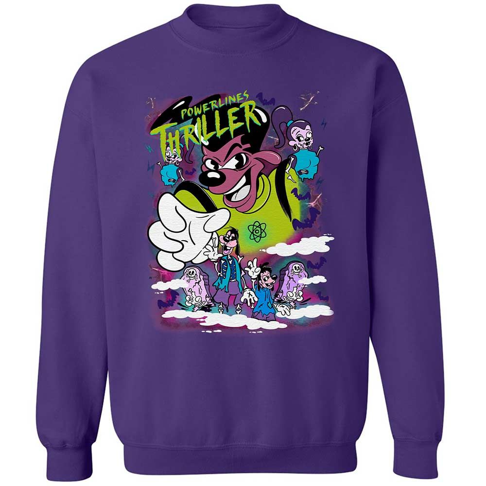 Vintage Pop Cartoon Horror Mashup - Purple - 11