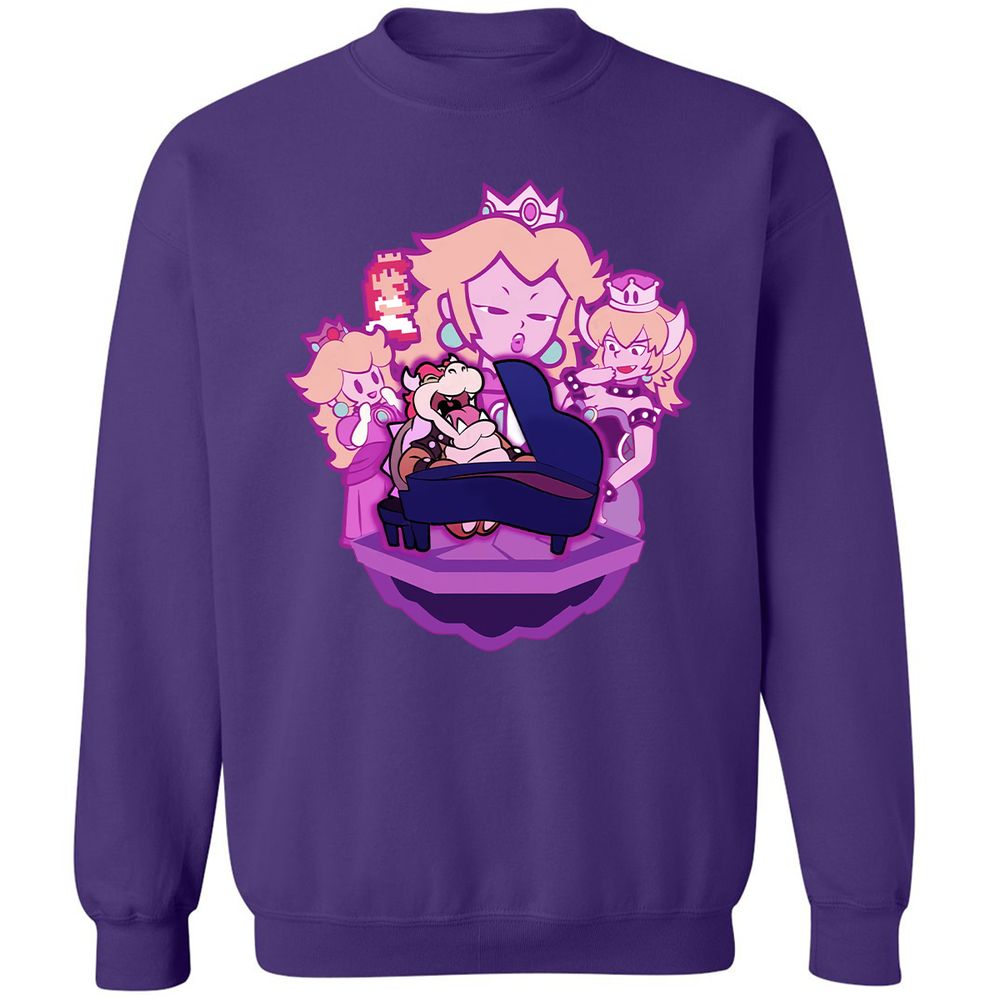Classic Unisex Sweatshirt - QGU37UKW - Purple - 11