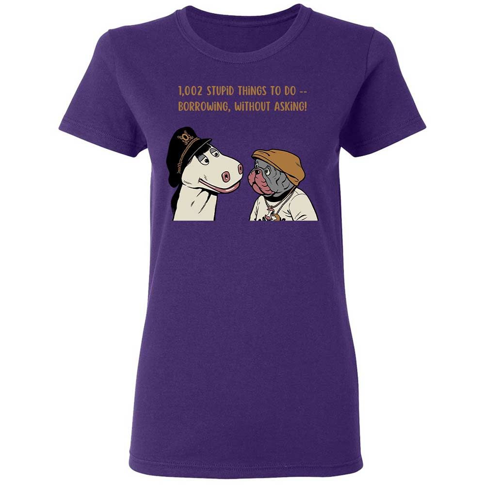 Women's T-Shirt - WTE9UQTB - Purple - 11