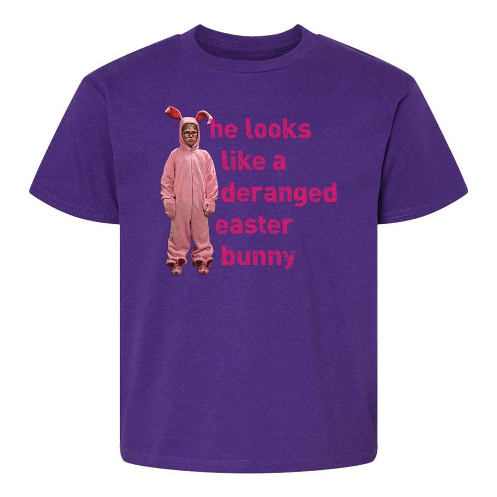 He Looks Like a Deranged Easter Bunny - Purple - 11