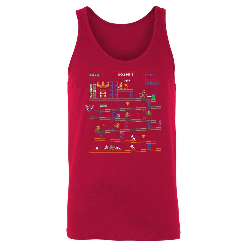 Unisex Jersey Tank - L8ZHGR3H - Red - 11