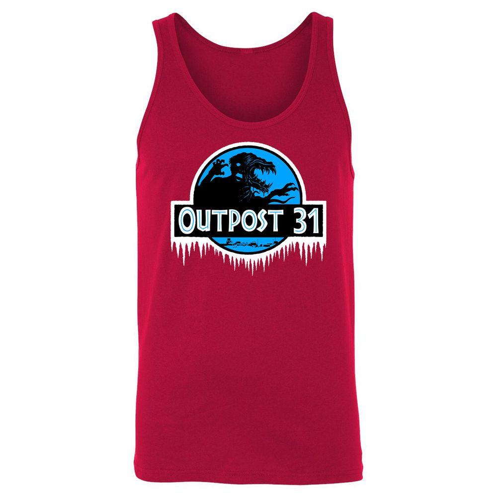 Unisex Jersey Tank - WYVCQHVQ - Red - 11