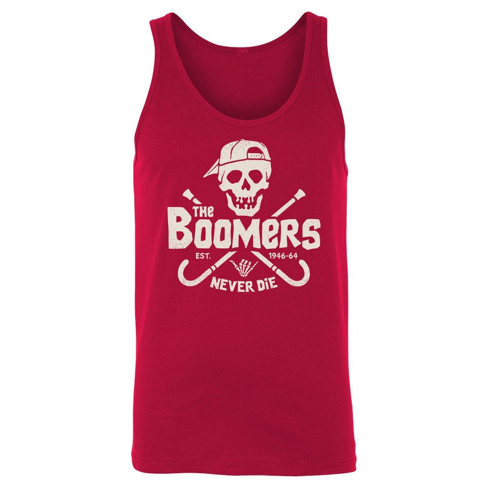 Unisex Jersey Tank - 69H5TUPT - Red - 11