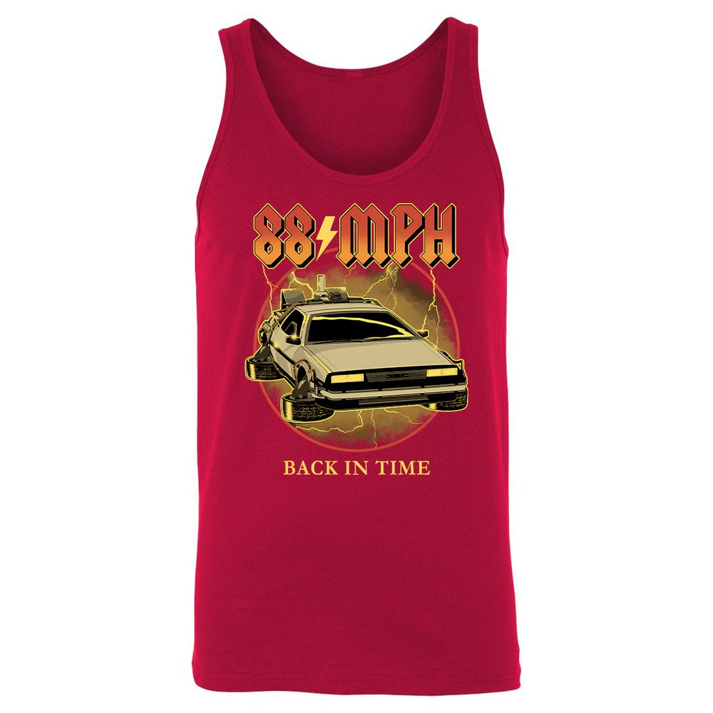 Unisex Jersey Tank - VXGKZN7W - Red - 11