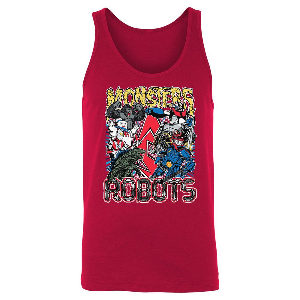 Unisex Jersey Tank - D1ZLQJF6 - Red - 11