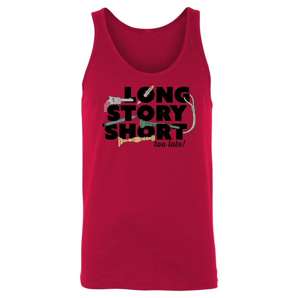 Unisex Jersey Tank - KT7LY6VQ - Red - 11