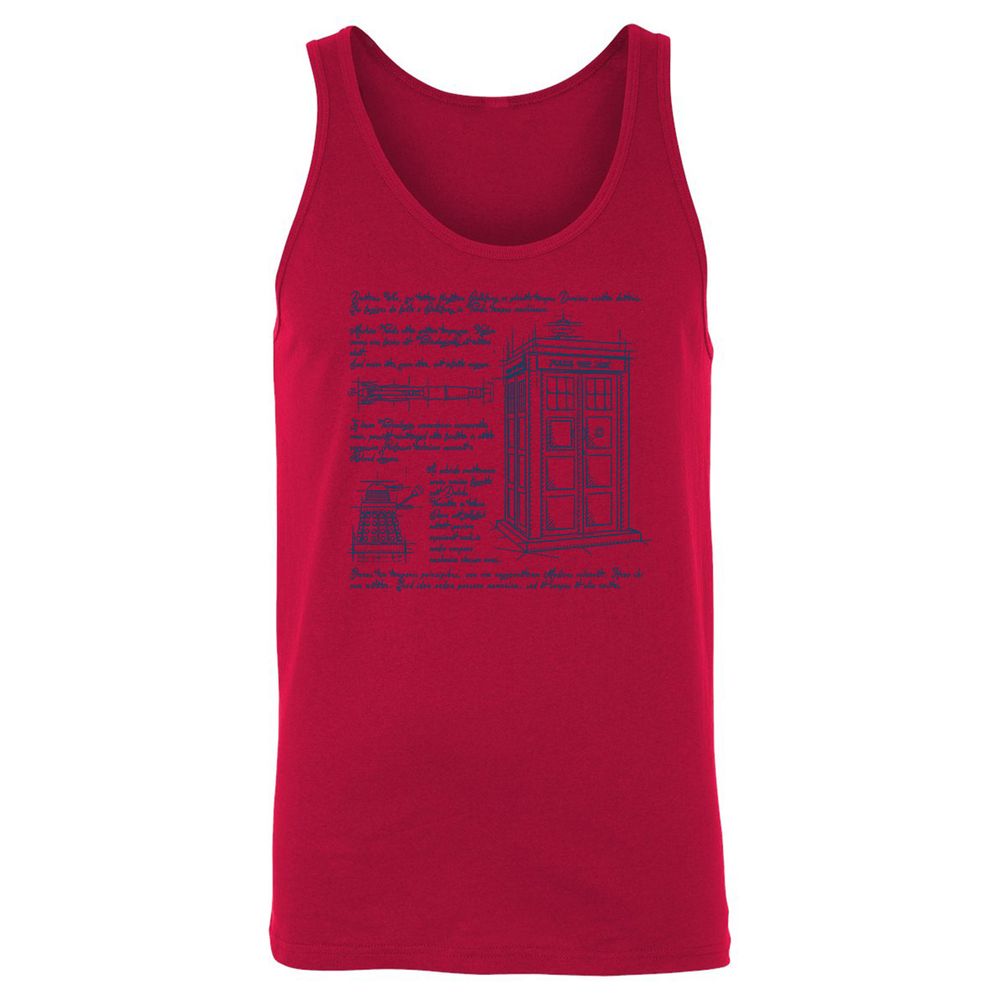Unisex Jersey Tank - G2SJ812X - Red - 11