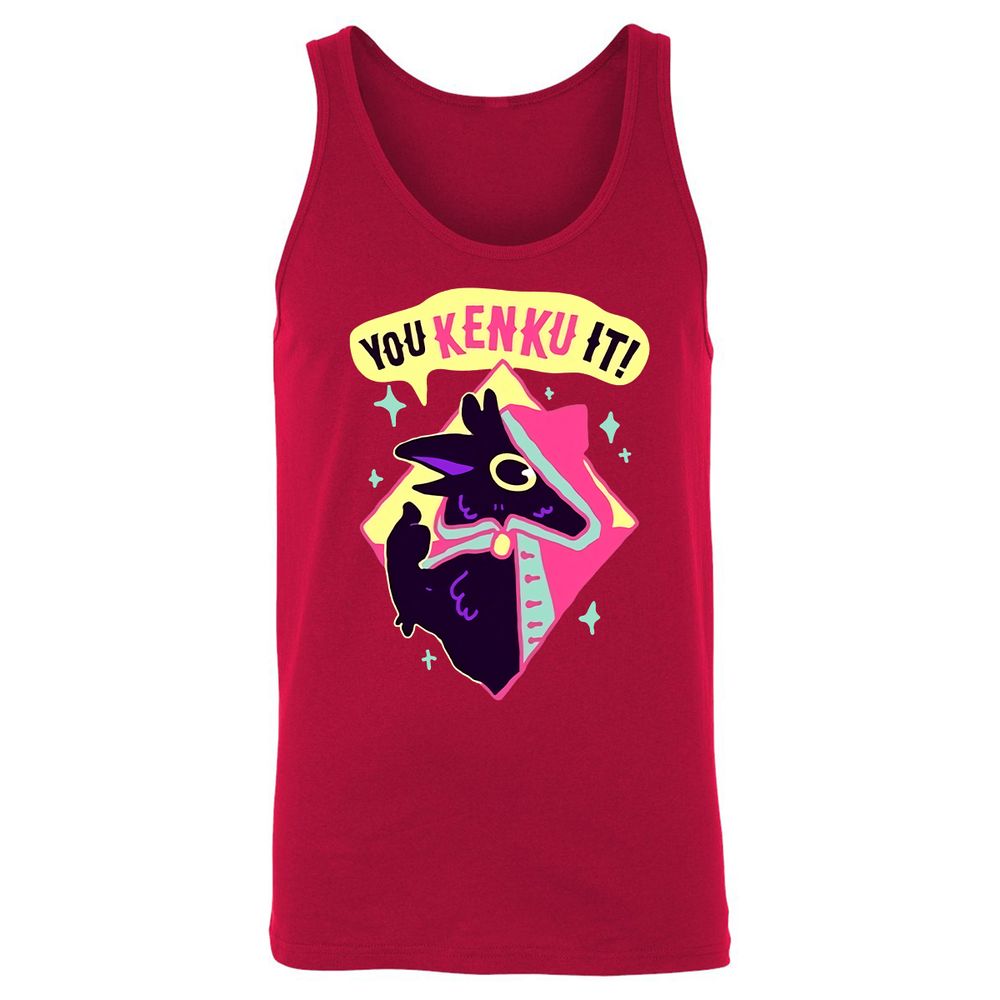 Unisex Jersey Tank - TLHKCDQC - Red - 11