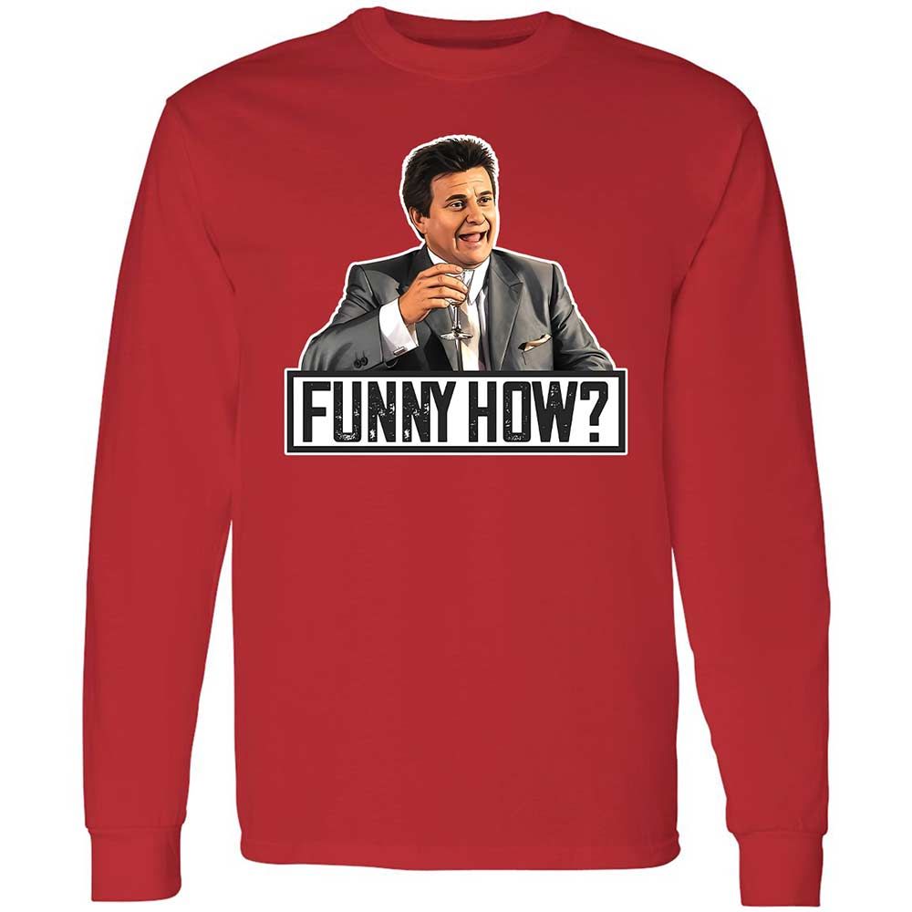 Long Sleeve T-Shirt - M8VDBLZT - Red - 11