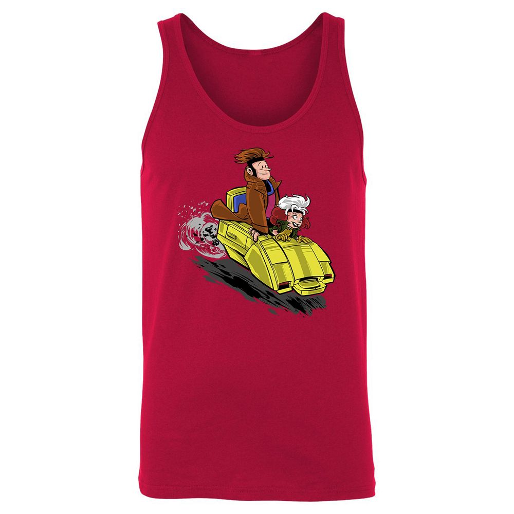 Unisex Jersey Tank - NE56QHS9 - Red - 11