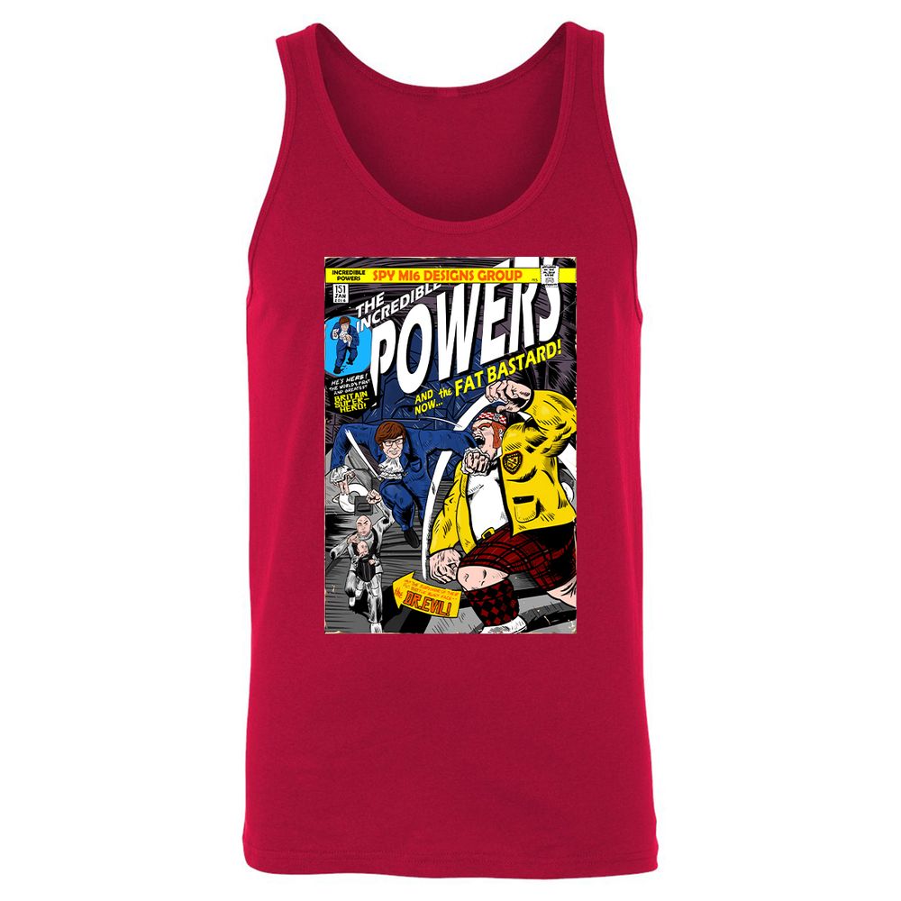 Unisex Jersey Tank - EMEV4FAX - Red - 11