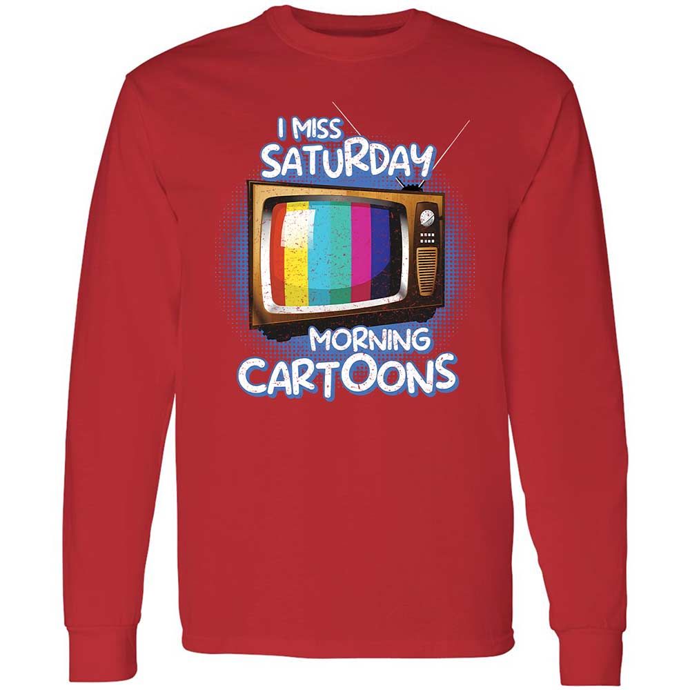 Long Sleeve T-Shirt - RJXH7C78 - Red - 11