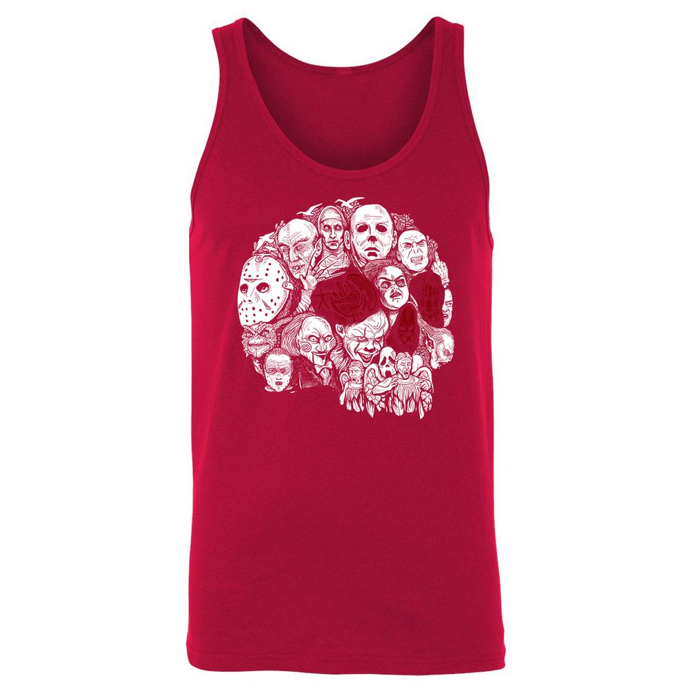 Unisex Jersey Tank - 4H5E8BXQ - Red - 11