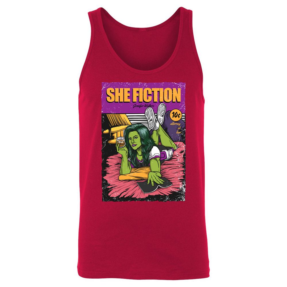 Unisex Jersey Tank - LYQ9JVRV - Red - 11