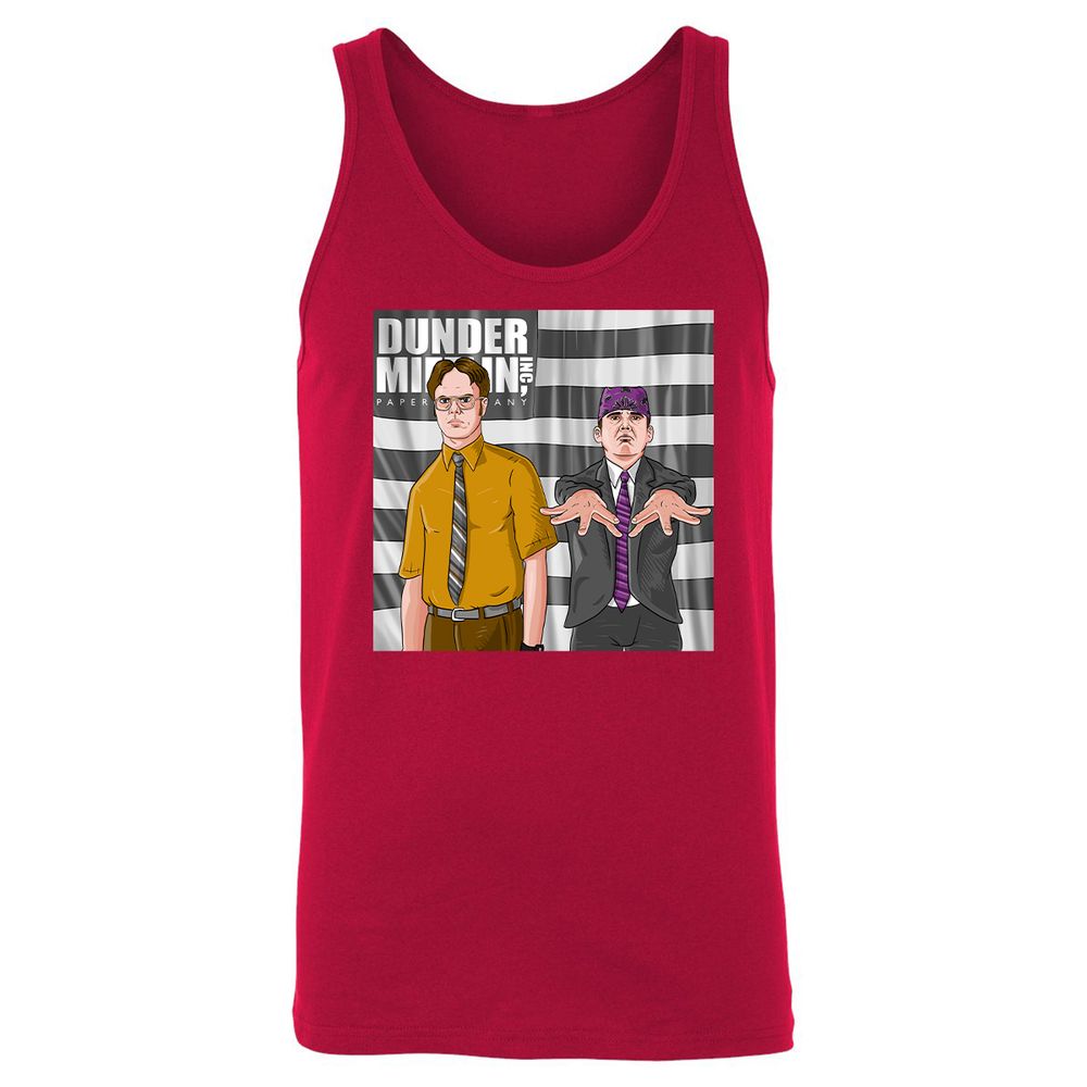 Unisex Jersey Tank - EX6RDTJ9 - Red - 11