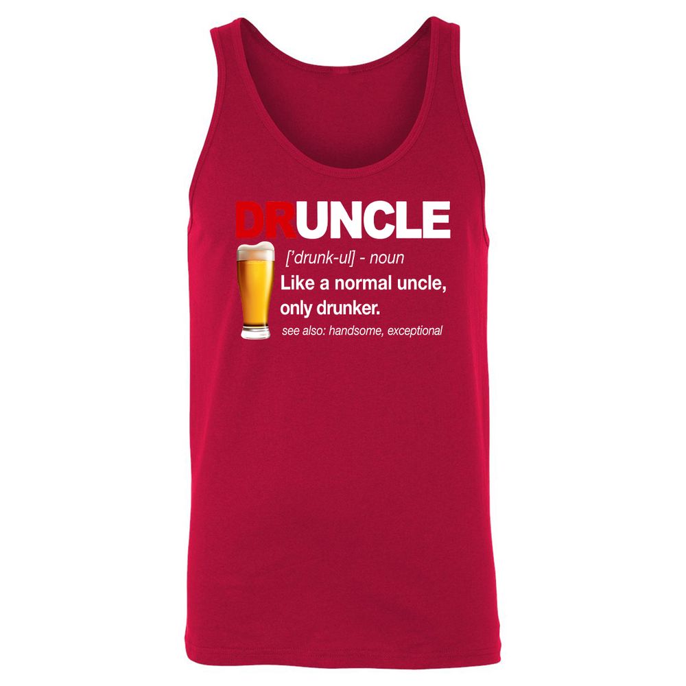 Unisex Jersey Tank - HG7Z93CM - Red - 11