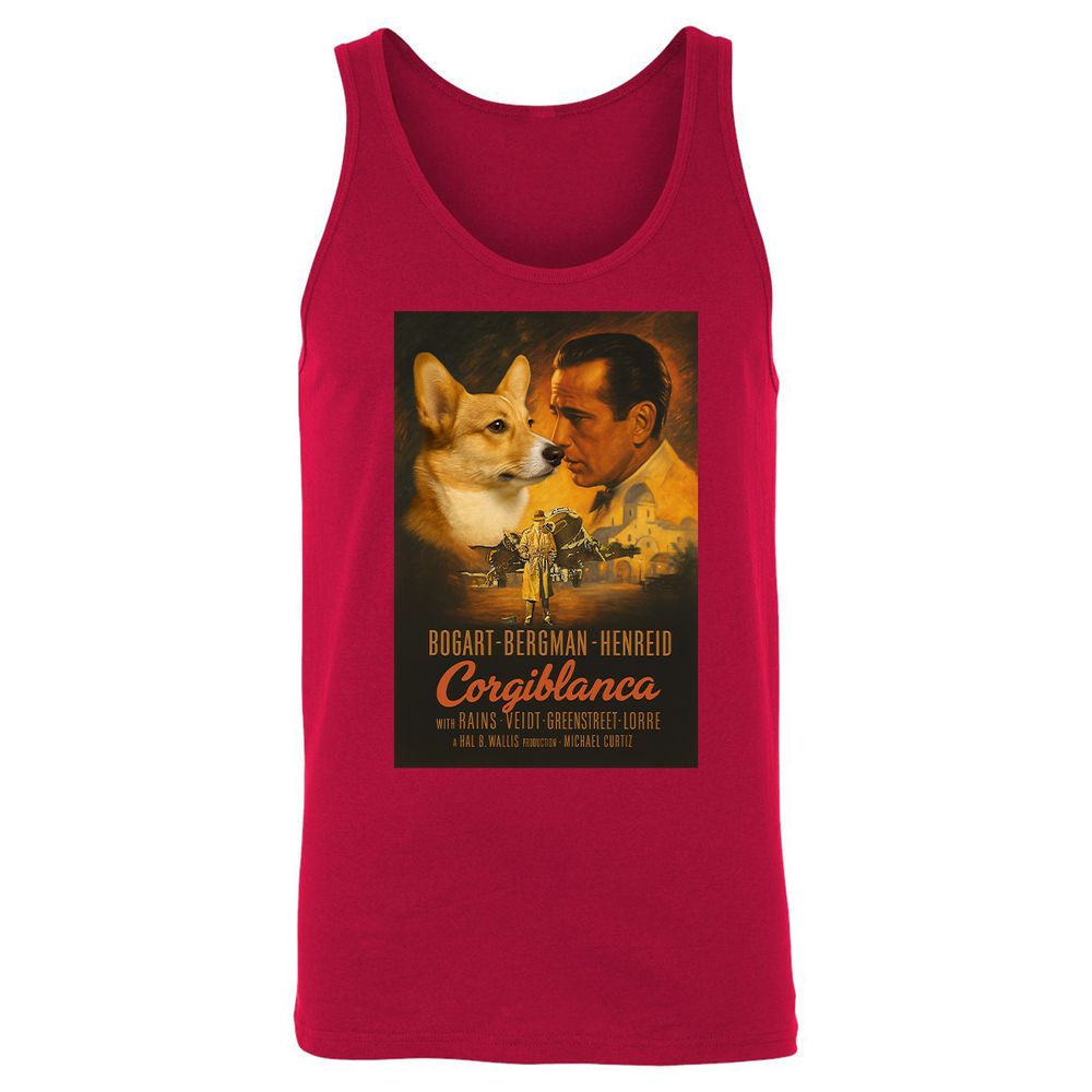 Unisex Jersey Tank - X5NH2W3L - Red - 11