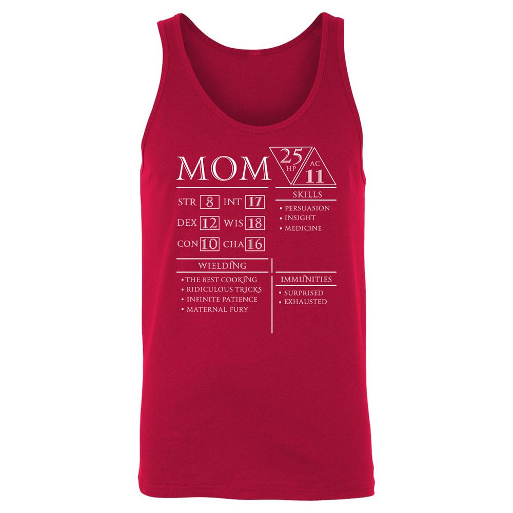 Unisex Jersey Tank - JGSUVMFC - Red - 11