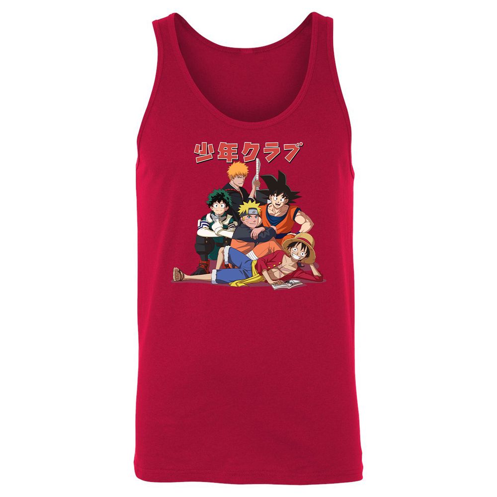 Unisex Jersey Tank - RGU9MHSP - Red - 11