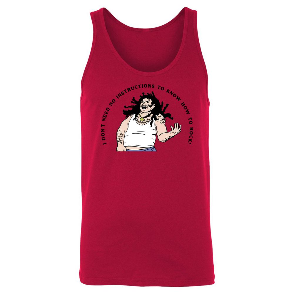 Unisex Jersey Tank - EUPPV88Y - Red - 11