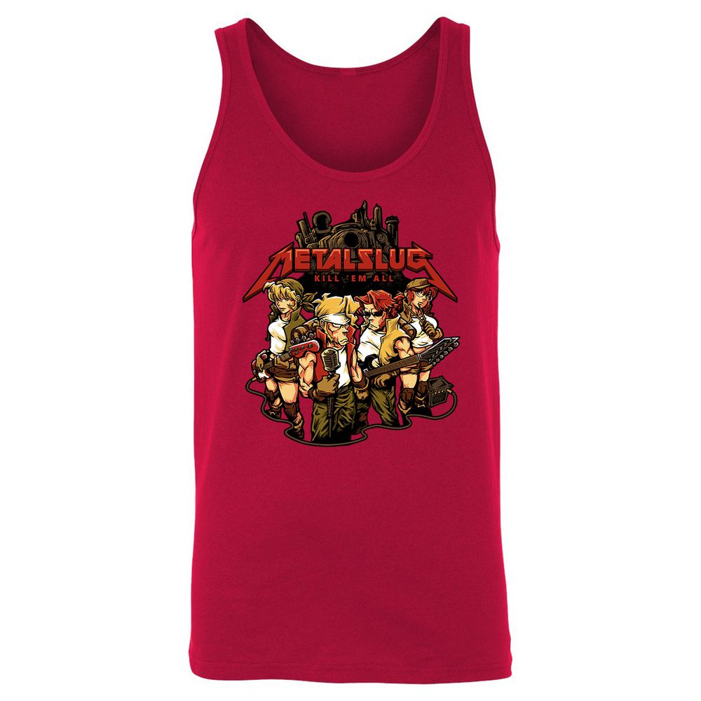 Unisex Jersey Tank - HRRZ4QGD - Red - 11