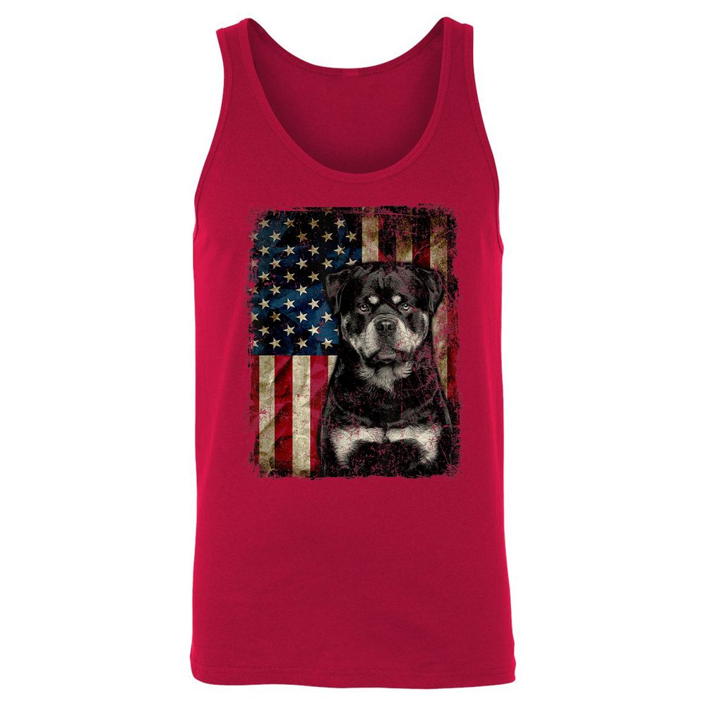 Unisex Jersey Tank - FWKQNZLG - Red - 11